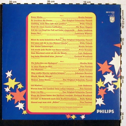 V.A.Es Leuchten die Sterne: aus Goldenen Schlagerzeiten, Foc, Philips (6612 059), D Typ: 2LP Best.-Nr.: V5775 Preis: 7,50 Euro