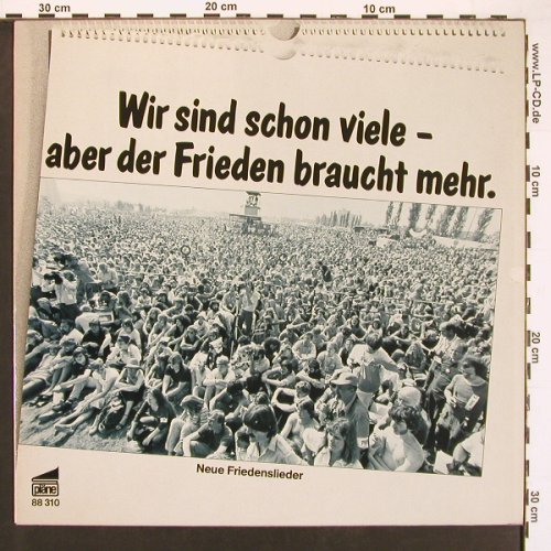 V.A.Wir sind schon viele: aber der Frieden braucht mehr, 10Tr, Pläne (88 310 D), D, 1982 Typ: LP Best.-Nr.: V5870 Preis: 5,00 Euro