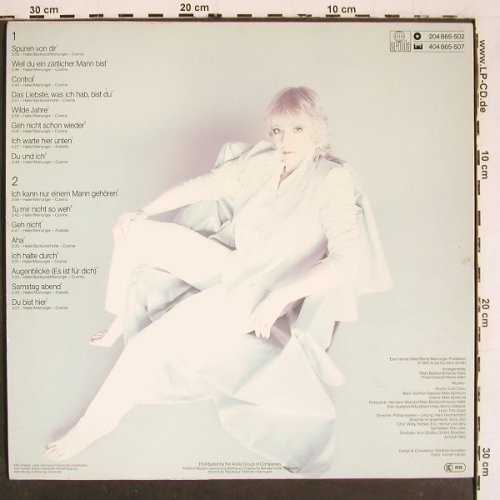 Haller,Hanne: Augenblicke, Ariola (204 865-502), D, 1982 Typ: LP Best.-Nr.: V5895 Preis: 7,50 Euro