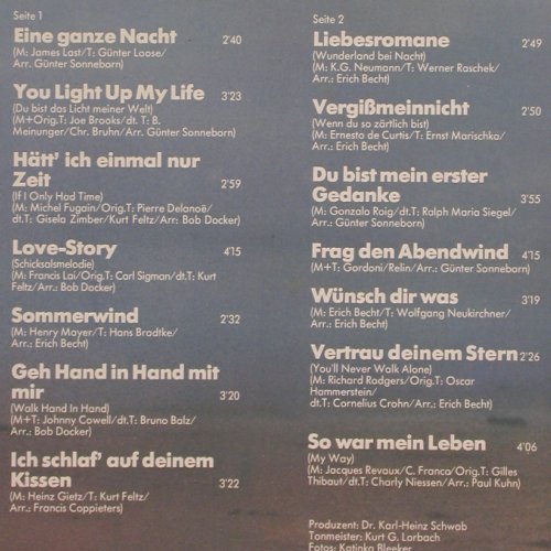 Bakker,Marco: Ich Träum' auf deinem Kissen, HörZu (070-46 159), D, 1981 Typ: LP Best.-Nr.: V5956 Preis: 4,00 Euro