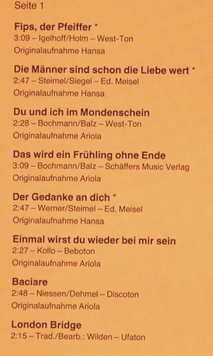 Werner,Ilse: Die Frau mit Pfiff, m-/vg+, SR (32 536 5), D, 1981 Typ: LP Best.-Nr.: V5971 Preis: 5,00 Euro