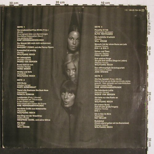 V.A.Für Damen verboten !: Herrenabendrunde.. W.Reich, Foc, EMI Columbia (C 148-29 764/65), D, vg+/vg+ Typ: 2LP Best.-Nr.: V6065 Preis: 5,00 Euro