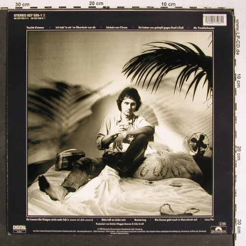 Waggershausen,Stefan: Touche d'amour, Polydor (827 526), D, 1985 Typ: LP Best.-Nr.: V6081 Preis: 6,00 Euro