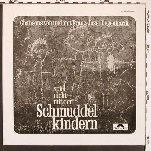 Degenhardt,Franz-Josef: Spiel nicht mit denSchmuddelkindern, Polydor (2459 232), D, Ri, 1965 Typ: LP Best.-Nr.: V6095 Preis: 6,00 Euro