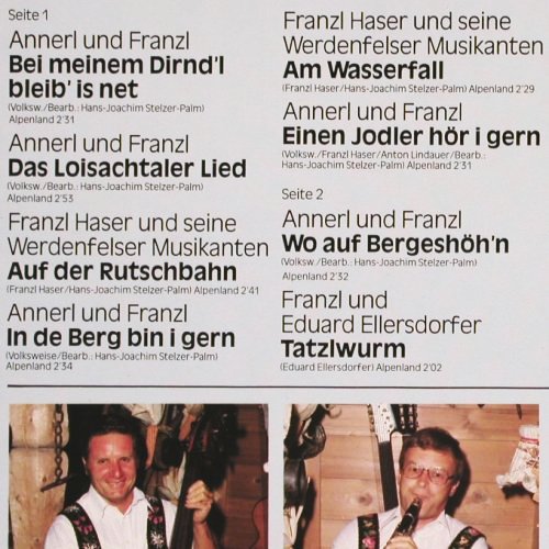 Annerl & Franzl: In der Almhütt'n, Polydor (2418 676), D, 1979 Typ: LP Best.-Nr.: V6102 Preis: 5,00 Euro
