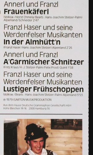 Annerl & Franzl: In der Almhütt'n, Polydor (2418 676), D, 1979 Typ: LP Best.-Nr.: V6102 Preis: 5,00 Euro