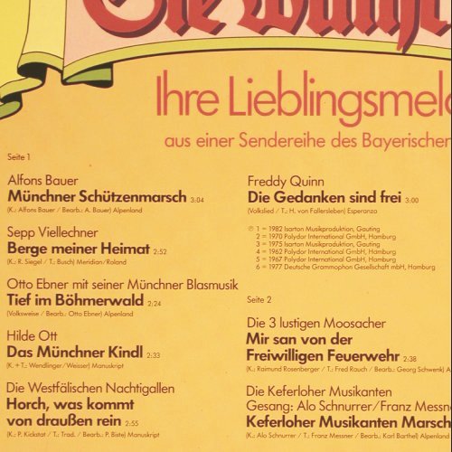 V.A.Sie Wünschen.. Folge 6: Alfons Baue... Georg Blädel, 12Tr., Polydor(2437 997), D, 1979 - LP - V6105 - 3,00 Euro