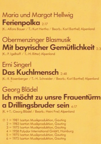 V.A.Sie Wünschen.. Folge 6: Alfons Baue... Georg Blädel, 12Tr., Polydor(2437 997), D, 1979 - LP - V6105 - 3,00 Euro