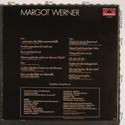 Werner,Margot: Häng Dich Bei Mir Ein, Polydor (2372 006), D, 1980 Typ: LP Best.-Nr.: V6111 Preis: 6,00 Euro