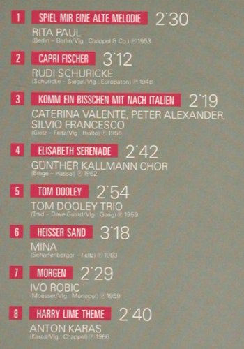 V.A.Hallo Evergreen: Rita Paul ...L.Armstrong.., 16 Tr., Polydor (831 192), D, 1986 Typ: LP Best.-Nr.: V6187 Preis: 5,00 Euro