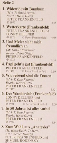Frankenfeld,Peter: Danke,Seine berühm.Lieder..., EMI, Club Ed. (38119 4), D Typ: LP Best.-Nr.: V6479 Preis: 5,00 Euro