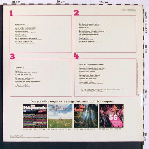 V.A.Rolling Home: Shanties u.Lieder...mit Henno Storm, Baccarola (88 980 XLU), D, 1975 Typ: 2LP Best.-Nr.: V6515 Preis: 7,50 Euro