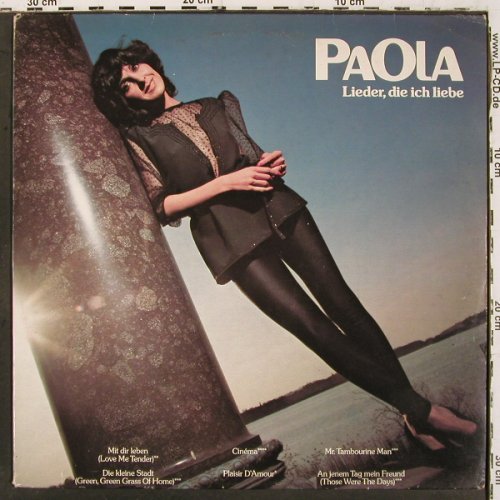 Paola: Lieder die ich liebe, m-/vg+, CBS(CBS 84 398), NL, 1980 - LP - V6731 - 7,50 Euro