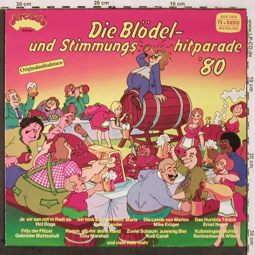 V.A.Die Bl&ouml;del-und Stimmungshitpara: Hot Dogs.. Phil&John, 21 Tr., Arcade (ADE G 88), D, 1980 Typ: LP Best.-Nr.: V6794 Preis: 5,00 Euro.