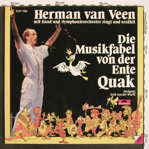 Van Veen,Herman: Die Musikfabel von der Ente Quak, Polydor (825 256-1), D, Foc, 1985 Typ: 2LP Best.-Nr.: V6962 Preis: 7,50 Euro.