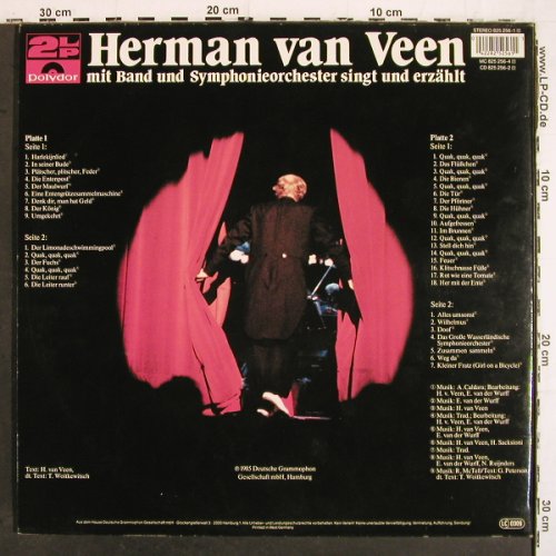 Van Veen,Herman: Die Musikfabel von der Ente Quak, Polydor (825 256-1), D, Foc, 1985 Typ: 2LP Best.-Nr.: V6962 Preis: 7,50 Euro.