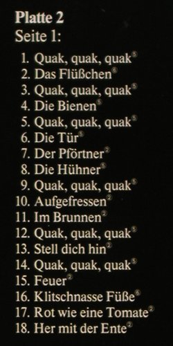 Van Veen,Herman: Die Musikfabel von der Ente Quak, Polydor (825 256-1), D, Foc, 1985 Typ: 2LP Best.-Nr.: V6962 Preis: 7,50 Euro.