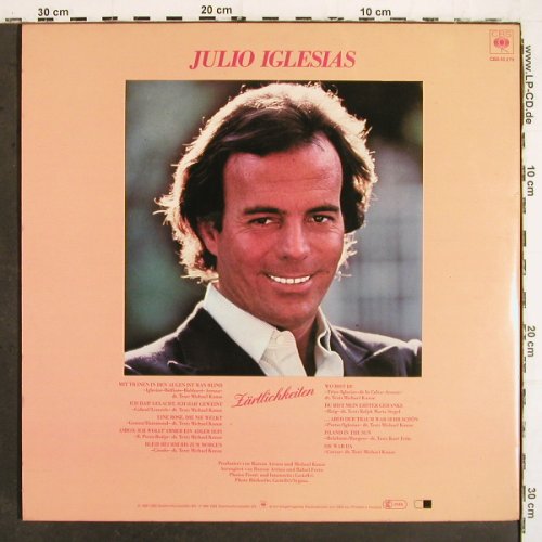 Iglesias,Julio: Zärtlichkeiten,Foc, CBS(CBS 85 276), NL, 1981 - LP - V6966 - 6,00 Euro