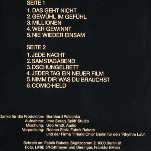 Prima Klima: Nie wieder Einsam (NDW), CBS(CBS 25 303), NL, 1983 - LP - V7090 - 7,50 Euro