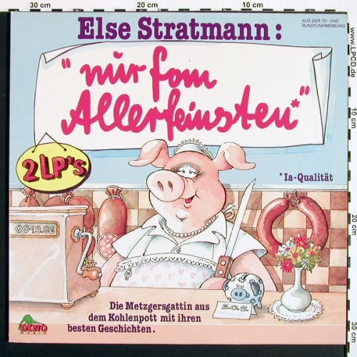 Stratmann,Else: Nur vom Allerfeinsten,Foc, Dino (DLP 1191), D, 1986 Typ: 2LP Best.-Nr.: V7136 Preis: 7,50 Euro.