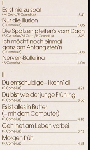 Cornelius,Peter: Zwei, Philips(6435 074), D, 1980 - LP - V7146 - 6,00 Euro