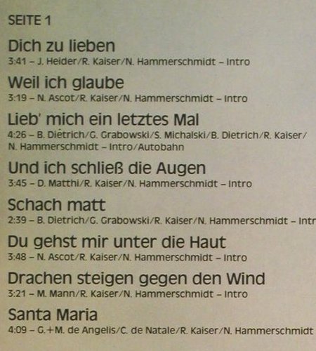 Kaiser,Roland: Dich zu lieben, Ariola(203 944-502), D, 1981 - LP - V7150 - 5,00 Euro