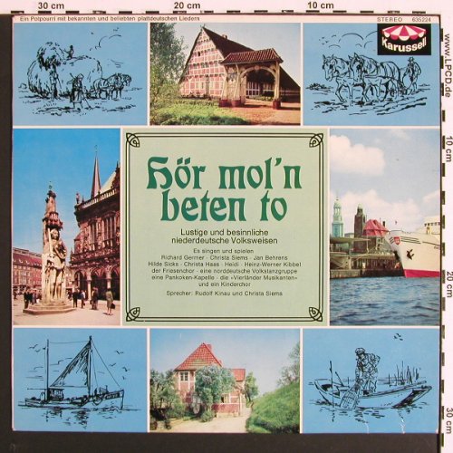 V.A.H&ouml;r Mol'n Beten To: Sprecher: Rudolf Kinau,Chr.Siems, Karussell(635 224), D, 14 Tr.,  - LP - V7154 - 5,00 Euro