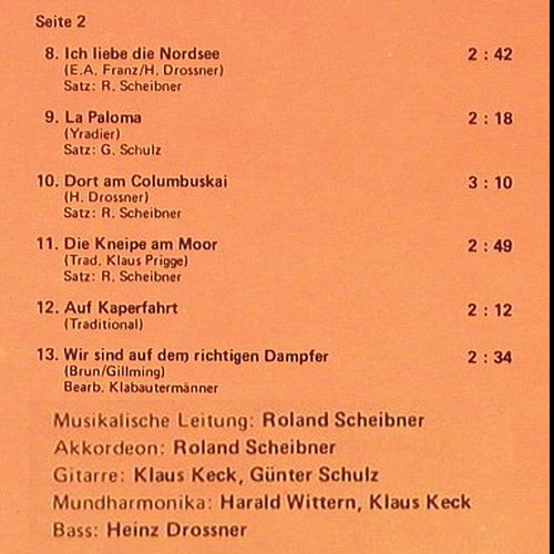 Klabautermänner-ShantyC Brunsb&uuml;ttel: Matrosen wenn sie singen..., MVS(MVS 10 33 46), D,  - LP - V7216 - 7,50 Euro