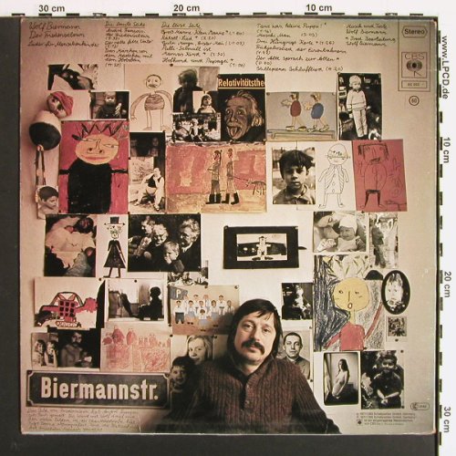 Biermann,Wolf: Der Friedensclown, CBS (82 262), NL, 1977 Typ: LP Best.-Nr.: V7227 Preis: 5,00 Euro.