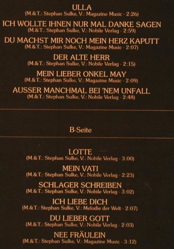 Sulke,Stephan: Same, Intercord(INT 160.048), D, 1976 - LP - V7237 - 5,00 Euro