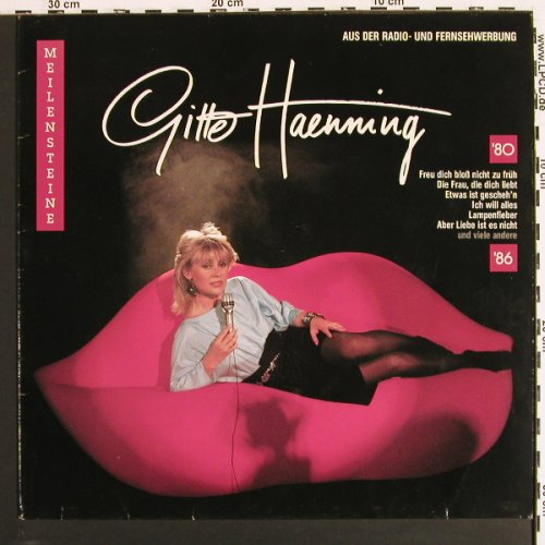 Gitte Haenning: Meilensteine'80-86, DSC, Global(43 606 3), D,  - LP - V7296 - 6,00 Euro