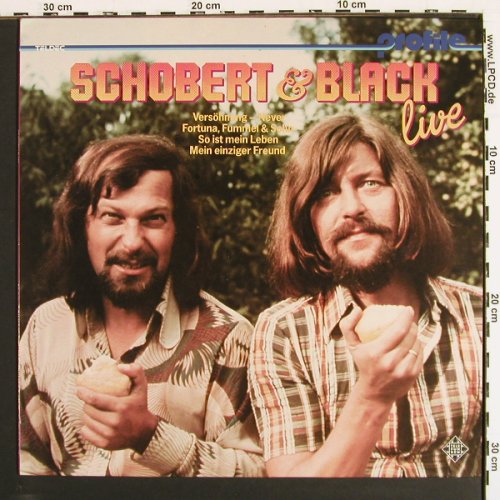 Schobert & Black: Profile (Serie), Live (1973), Telefunken(6.24288 AL), D, 1976 - LP - V7299 - 5,00 Euro