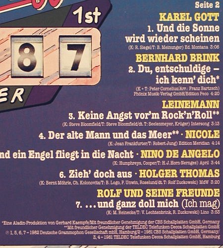 V.A.Hitparaden Volltreffer: James Last.. Rolf u.s.Freunde, Polydor(2372 115), D, 1981 - LP - V7303 - 3,00 Euro