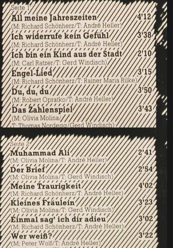 Molina,Olivia: All Meine Jahreszeiten,Foc, Angelo(062-29 657), D, 1976 - LP - V7313 - 6,00 Euro