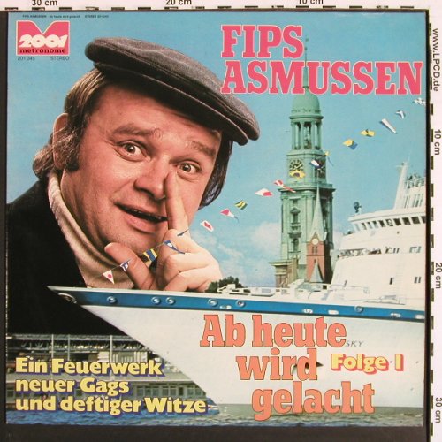 Asmussen,Fips: Ab Heute wird Gelacht, Folge 1, 2001(201.045), D, 1975 - LP - V7334 - 5,00 Euro