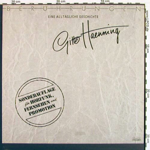 Gitte Haenning: Ber&uuml;hrungen, 10 Tr. Promo, Global (205 768-000), D, 1983 Typ: LP Best.-Nr.: V7351 Preis: 7,50 Euro.