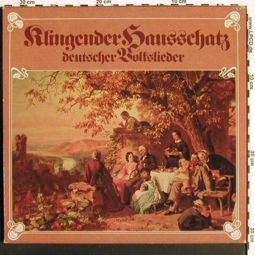V.A.Klingender Hausschatz: deutscher Volkslieder,Foc&sup2;, (Ch&ouml;re), Marcator (32 944 1), D DSC Ed., 1981 Typ: 3LP Best.-Nr.: V7416 Preis: 7,50 Euro.