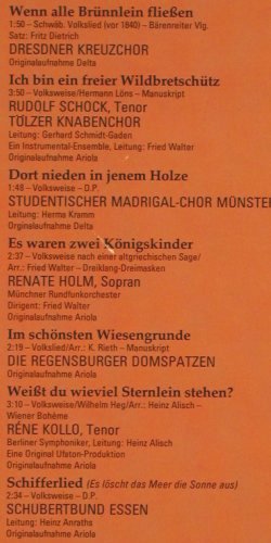V.A.Klingender Hausschatz: deutscher Volkslieder,Foc&sup2;, (Ch&ouml;re), Marcator (32 944 1), D DSC Ed., 1981 Typ: 3LP Best.-Nr.: V7416 Preis: 7,50 Euro.