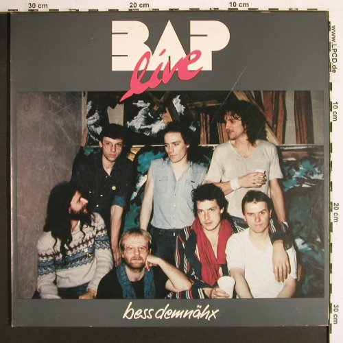 BAP: Bess Demn&auml;hx,Foc, Booklet, Sticker, Musikant (165 1953), NL, 1983 Typ: 2LP Best.-Nr.: V7464 Preis: 7,50 Euro.