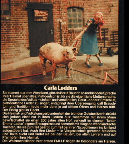 Lodders,Carla: Plattdeutsche Weihnacht, H&ouml;rZu(062-31 896), D, 1978 - LP - V7477 - 7,50 Euro