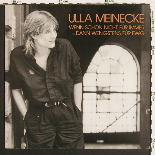 Meinecke,Ulla: Wenn schon nicht f&uuml;r immer dann..., RCA (PL 28545), D, 1983 Typ: LP Best.-Nr.: V7500 Preis: 7,50 Euro.