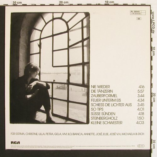 Meinecke,Ulla: Wenn schon nicht f&uuml;r immer dann..., RCA (PL 28545), D, 1983 Typ: LP Best.-Nr.: V7500 Preis: 7,50 Euro.