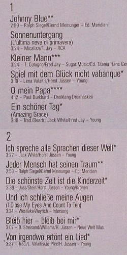Valaitis,Lena: Johnny Blue-Meine sch&ouml;nsten Lieder, Ariola (203 779-315), D, 1981 Typ: LP Best.-Nr.: V7529 Preis: 5,00 Euro.