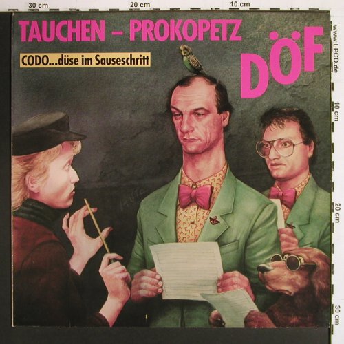 Tauchen-Prokopetz: D&Ouml;F, WEA (24-0187-1), D, 1983 Typ: LP Best.-Nr.: V7531 Preis: 7,50 Euro.