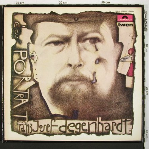 Degenhardt,Franz-Josef: Portrait,Box, orignal TWEN, Polydor (2631 009), D, 1968 Typ: 2LP Best.-Nr.: V7540 Preis: 7,50 Euro.