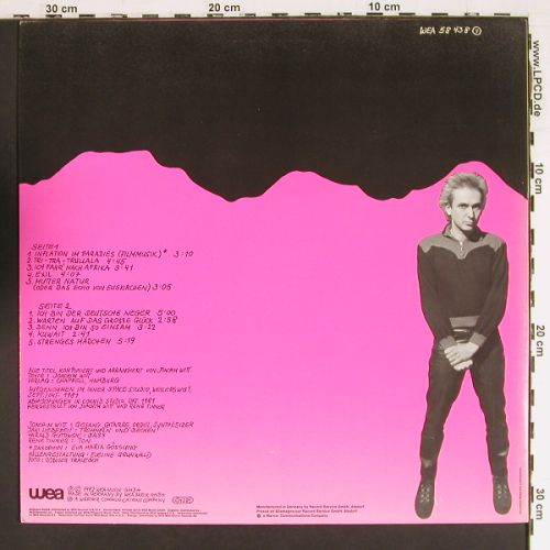 Witt,Joachim: Edelwei&szlig;, WEA(WEA 58 438), D, 1982 - LP - V7570 - 9,00 Euro