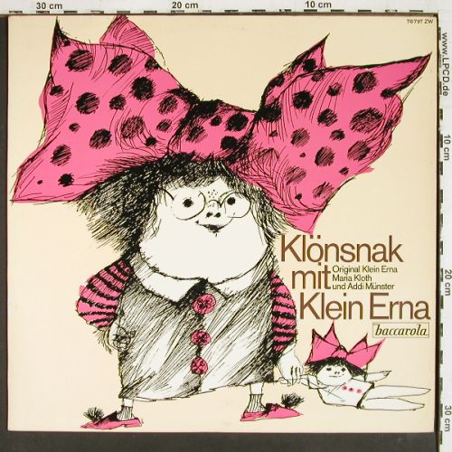 Kloth,Maria & Addi M&uuml;nster: Kl&ouml;nsnak mit Klein Erna, Baccarola (76 797 ZW), D Typ: LP Best.-Nr.: V7703 Preis: 7,50 Euro.
