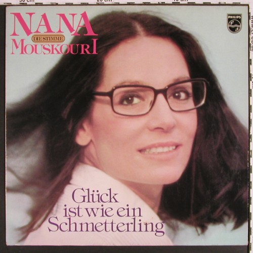 Mouskouri,Nana: Gl&uuml;ck ist wie ein Schmetterling, Philips (9120 240), D, 1977 Typ: LP Best.-Nr.: V7959 Preis: 4,00 Euro.