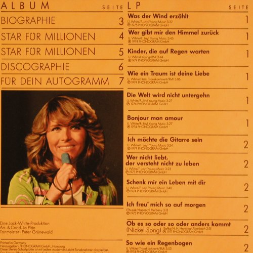 Valaitis,Lena: Star für Millionen, Booklet Foc, Philips, D Typ: LP Best.-Nr.: X8715 Preis: 6,00 Euro