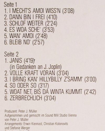 Werger,Stefanie: Zerbrechlich, Mercury (812 119-1), D, 1983 Typ: LP Best.-Nr.: Y212 Preis: 6,00 Euro.